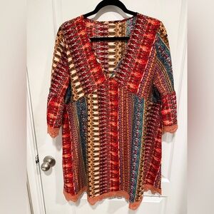 Boho Dress 3/4 sleeve